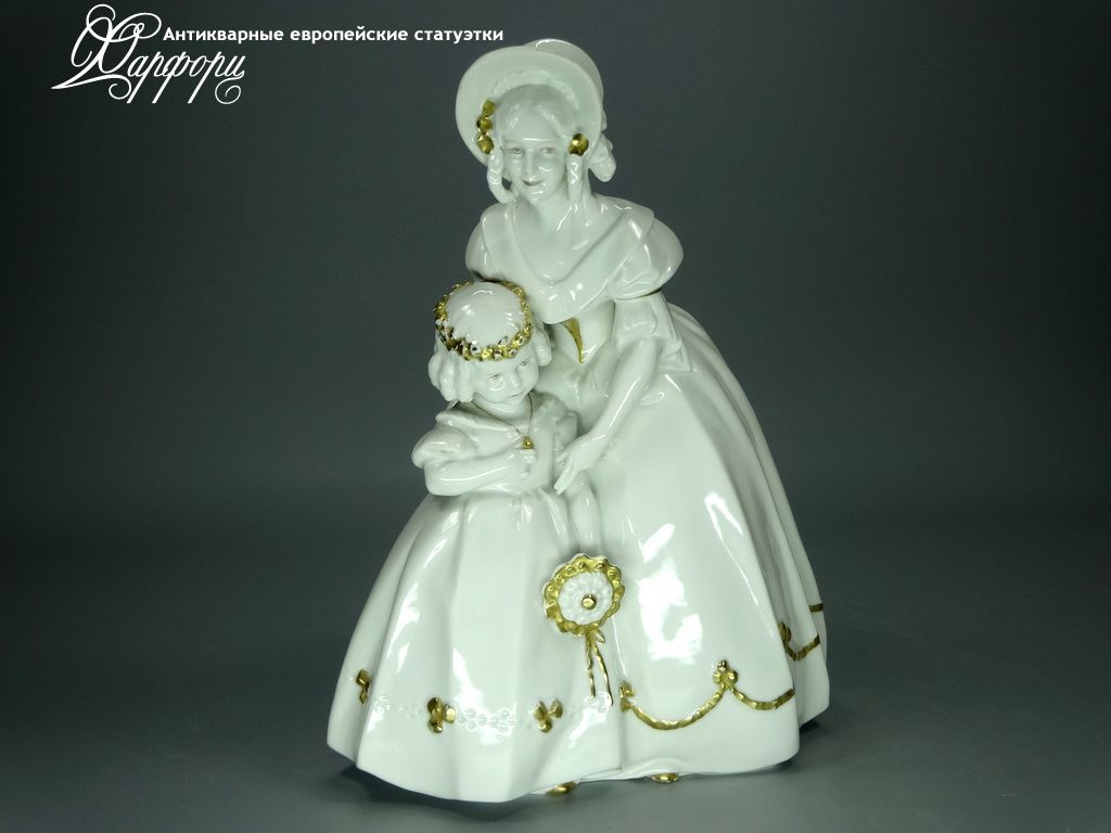 Купить фарфоровую статуэтку Katzhutte Мама и дочь